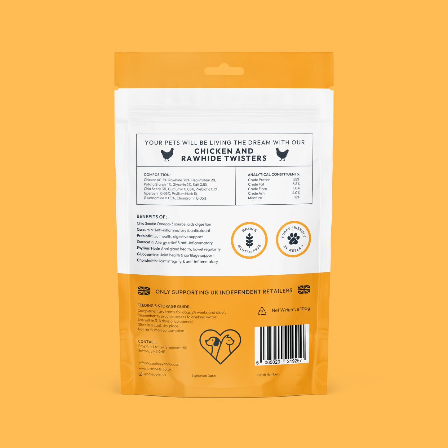 Chicken Twisters 100g